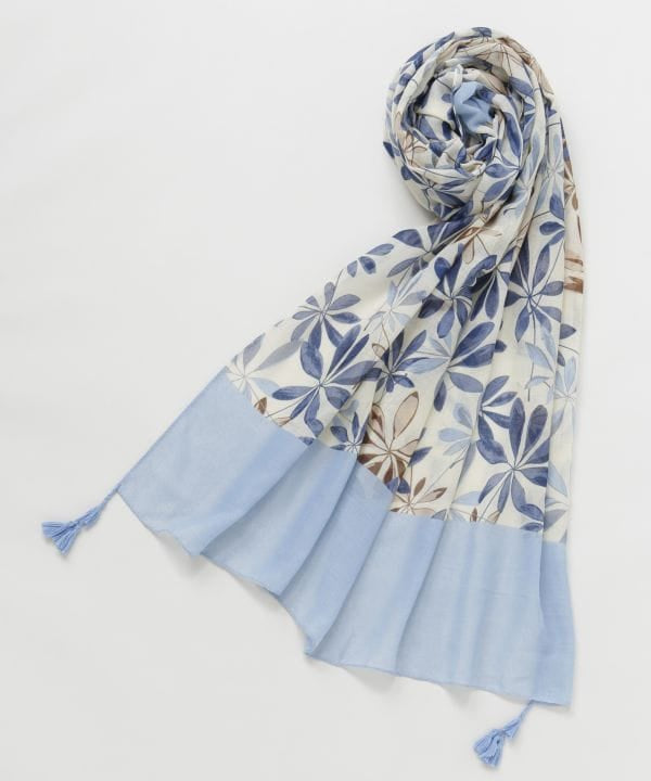 Floral Large Scarf Scarves by 欧州航路 - Ametsuchi