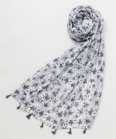 Floral Large Scarf Scarves by 欧州航路 - Ametsuchi