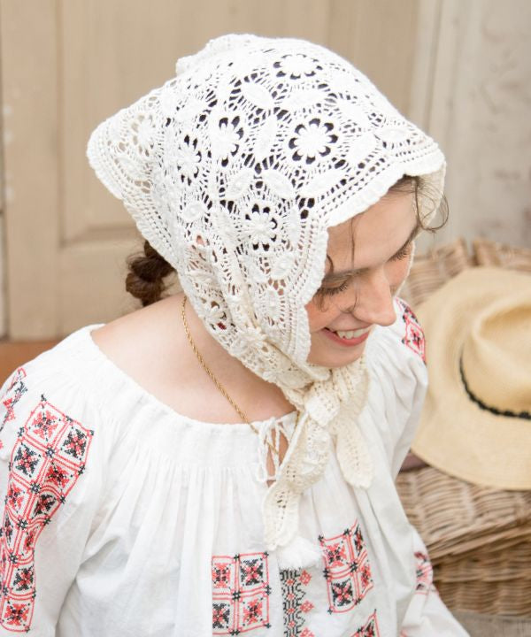 Crochet Triangle Scarf