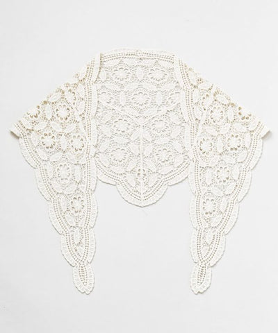 Crochet Triangle Scarf