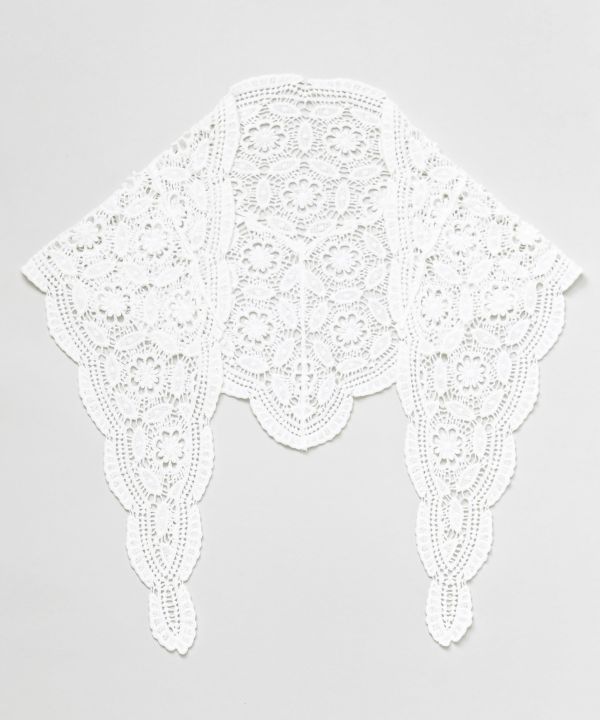 Crochet Triangle Scarf