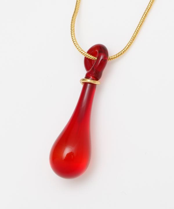 Teardrop Venetian Glass Pendant Necklace Necklaces by 欧州航路 - Ametsuchi