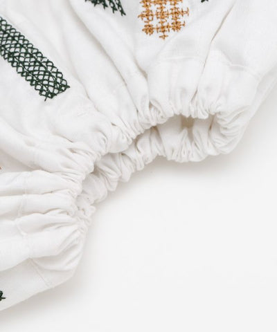 Embroidered Scrunchie