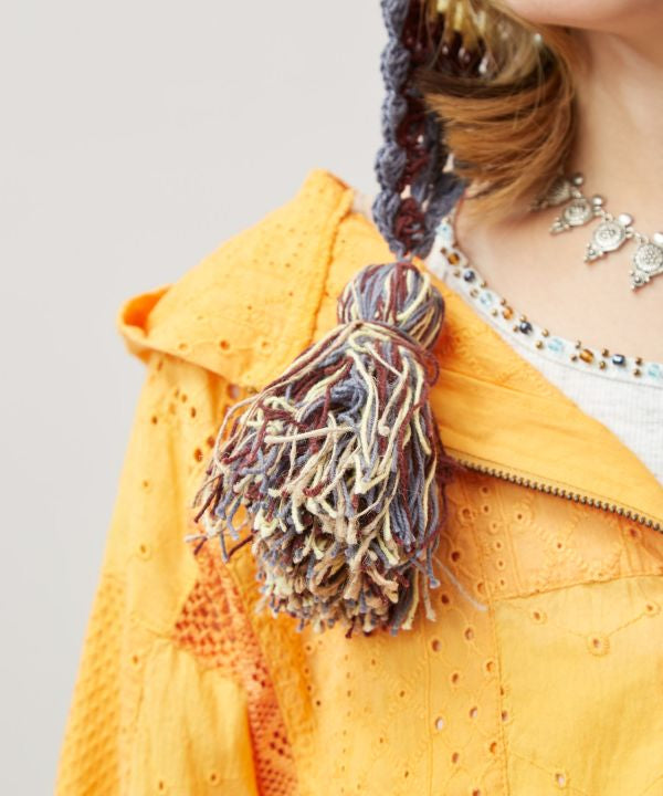 Nepal Hemp Knit Cap by AMINA - Ametsuchi