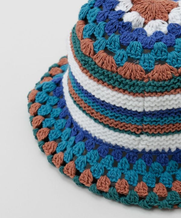 Cotton Hand Knit Hat Caps & Hats by AMINA - Ametsuchi