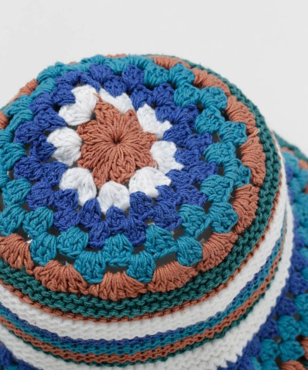 Cotton Hand Knit Hat Caps & Hats by AMINA - Ametsuchi