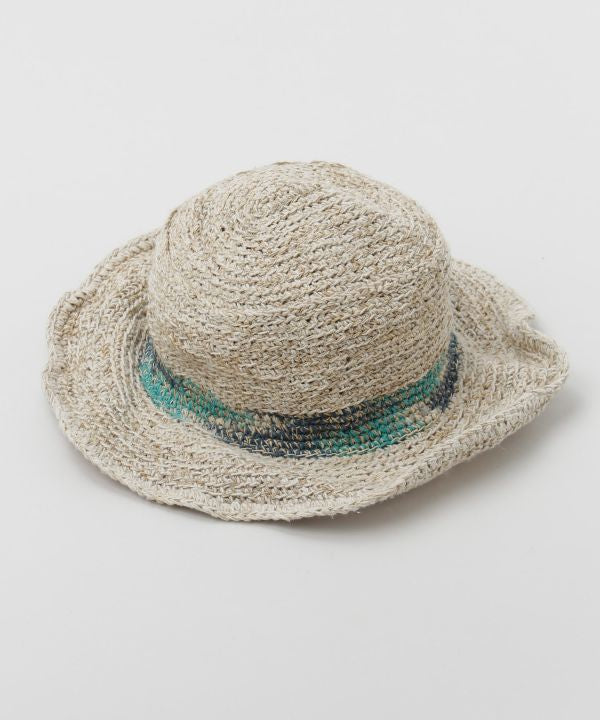 Hemp Blended Hand Knit Hat