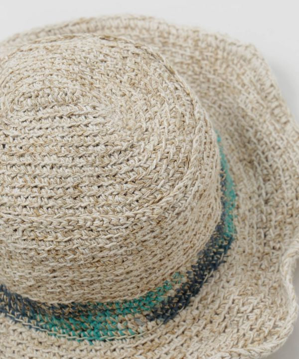 Hemp Blended Hand Knit Hat Caps & Hats by AMINA - Ametsuchi