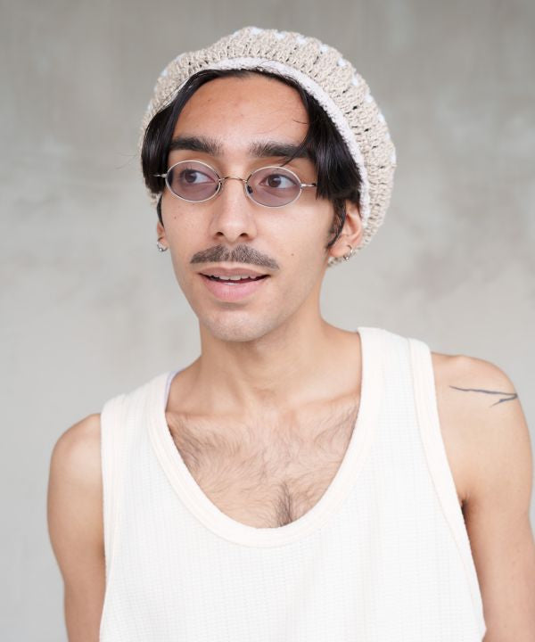 Hand Knit Flower Beret Caps & Hats by AMINA - Ametsuchi