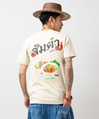 Som Tam Print T-Shirt by AMINA - Ametsuchi