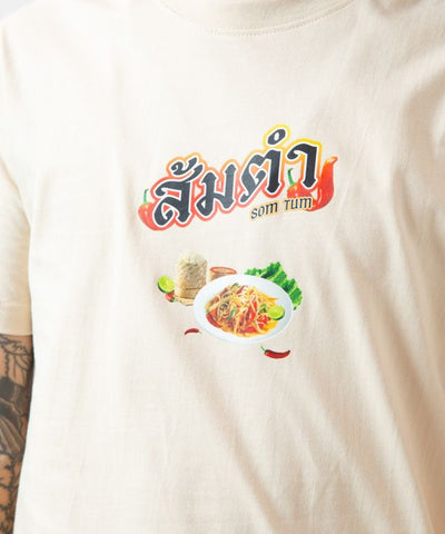 Som Tam Print T-Shirt by AMINA - Ametsuchi