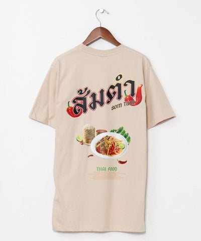 Som Tam Print T-Shirt by AMINA - Ametsuchi