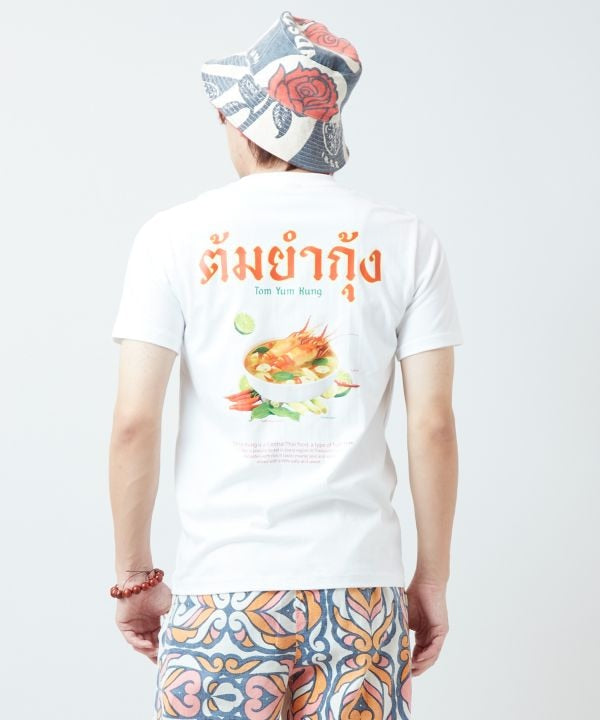 Tom Yum Print T-Shirt by AMINA - Ametsuchi