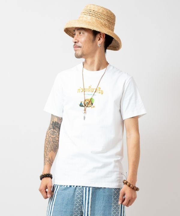 Boat Noodle Print T-Shirt by AMINA - Ametsuchi