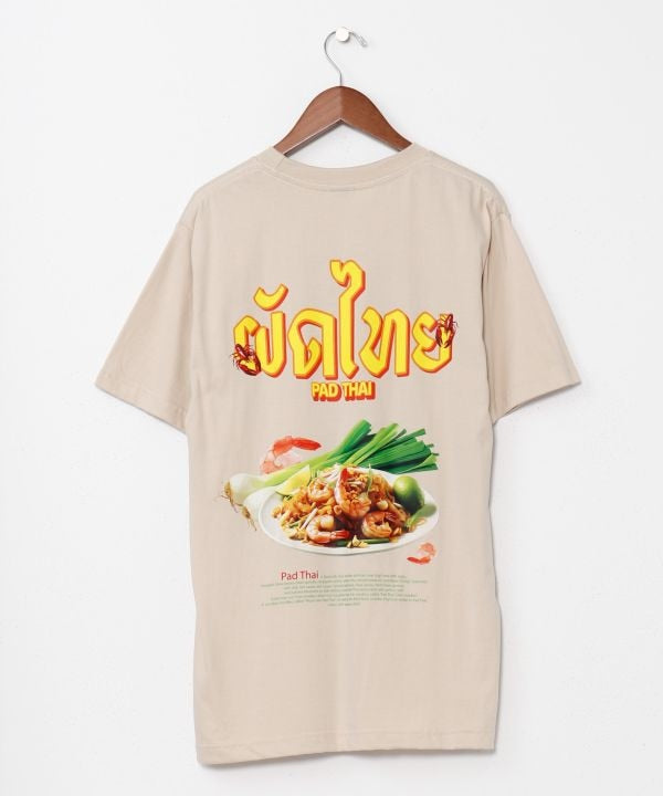 Camiseta con estampado de Pad Thai