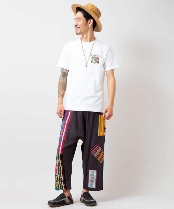 Songkran Festival Print T-Shirt by AMINA - Ametsuchi