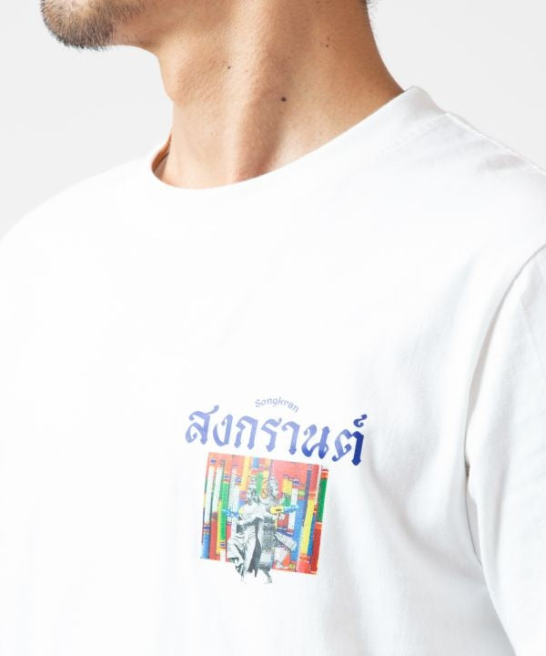 Songkran Festival Print T-Shirt by AMINA - Ametsuchi