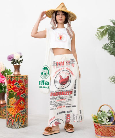 食物图案背心 AMINA - Ametsuchi