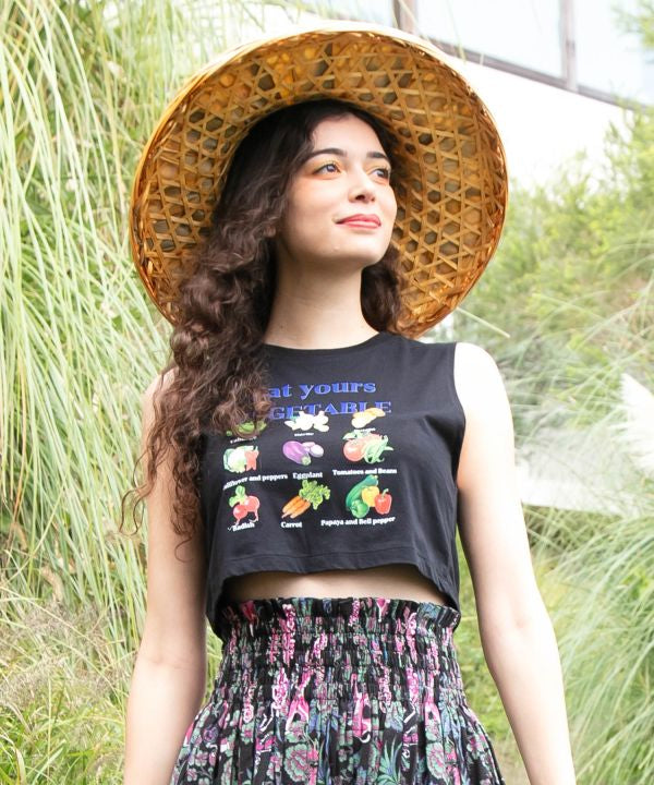 食物图案背心 AMINA - Ametsuchi