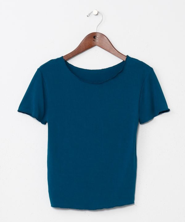 Camiseta básica elástica de rayón de AMINA - Ametsuchi