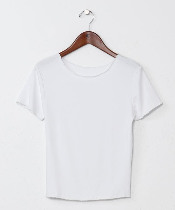 Camiseta básica elástica de rayón de AMINA - Ametsuchi