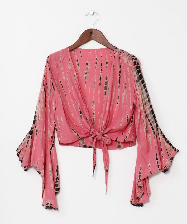 Cardigan Pendek Tie Dye oleh AMINA - Ametsuchi