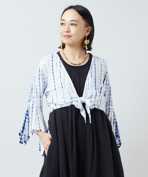 扎染短款开衫 AMINA - Ametsuchi