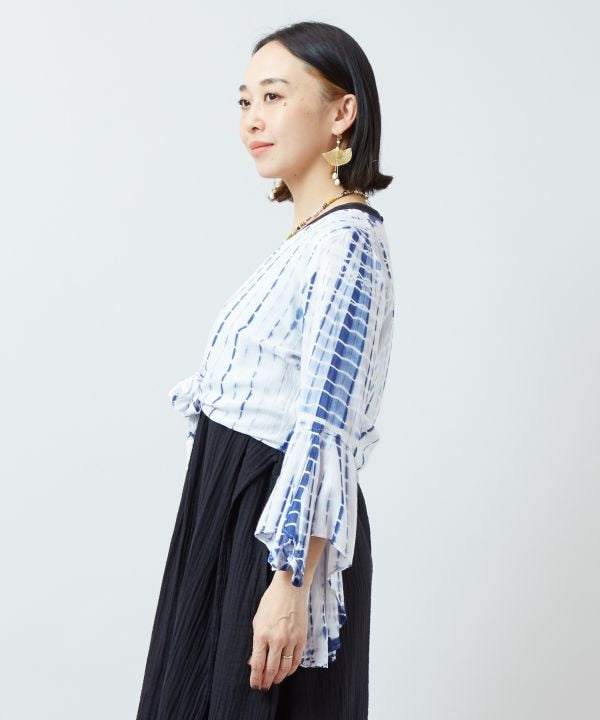 扎染短款开衫 AMINA - Ametsuchi