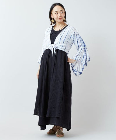 扎染短款开衫 AMINA - Ametsuchi