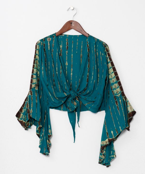 Cardigan Pendek Tie Dye oleh AMINA - Ametsuchi