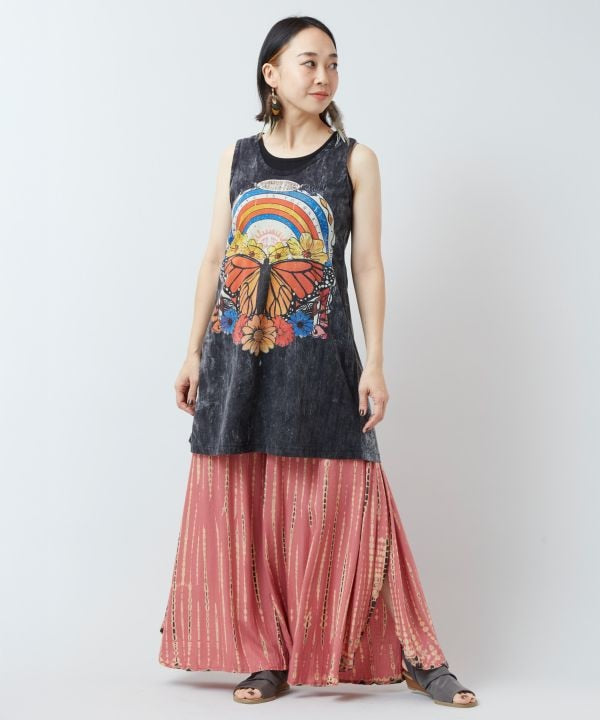 Tie Dye Rayon Pants by AMINA - Ametsuchi