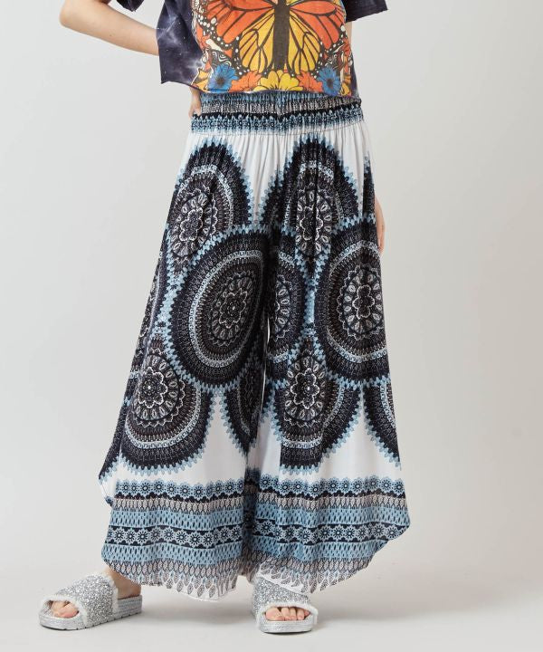 マンダラ柄ワイドパンツ AMINA - Ametsuchi