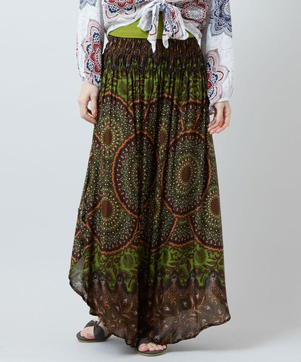 マンダラプリントワイドパンツ AMINA - Ametsuchi