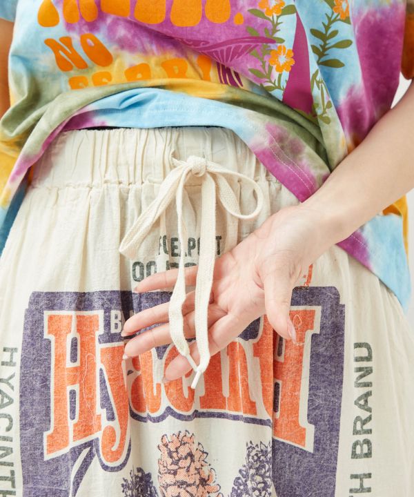 Ad Inspired Graphic Long Skirt by AMINA - Ametsuchi