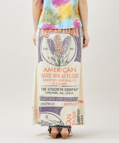 Ad Inspired Graphic Long Skirt by AMINA - Ametsuchi