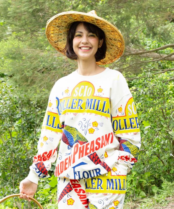 Advertisement Print Men’s Sweat Pullover Tops by AMINA - Ametsuchi