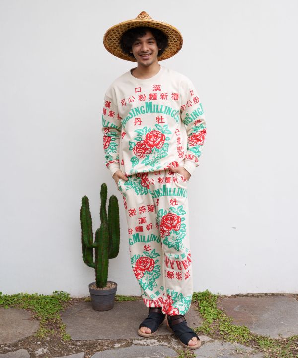 Advertisement Print Men’s Sweat Pullover