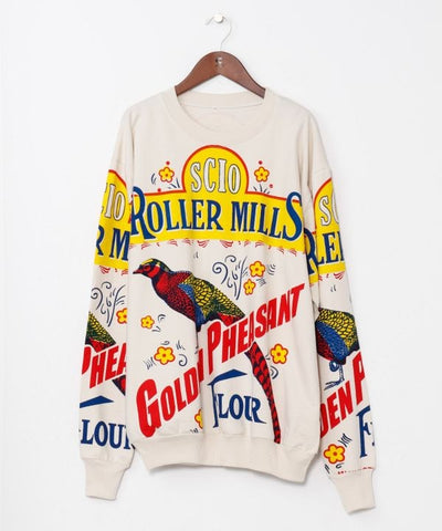 Advertisement Print Men’s Sweat Pullover