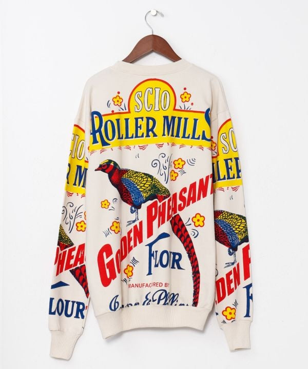 Advertisement Print Men’s Sweat Pullover