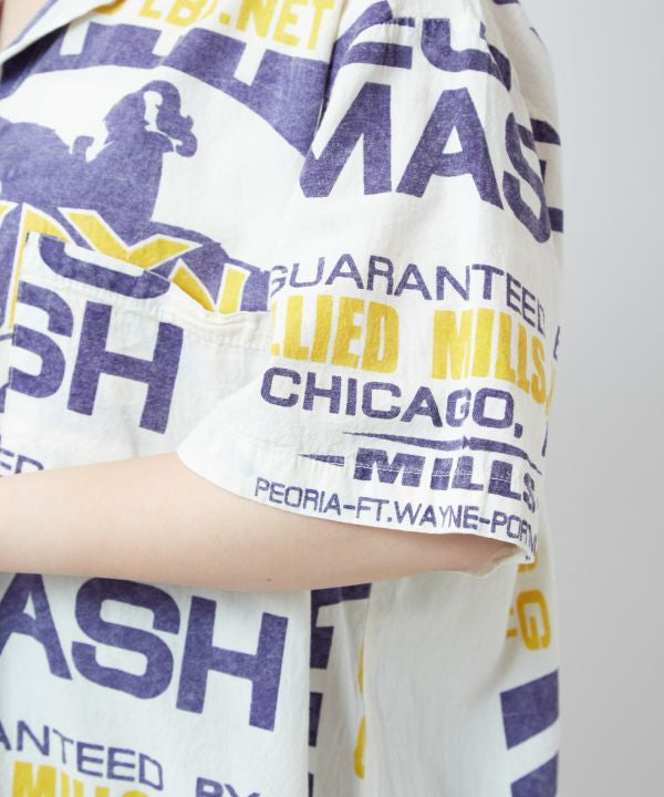Ad Inspired Graphic Shirt Dress by AMINA - Ametsuchi