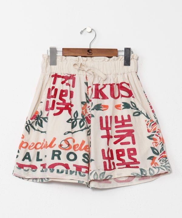 Ad Inspired Graphic Cotton Shorts