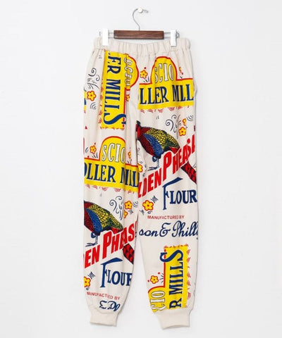 Advertisement Print Sweat Pants