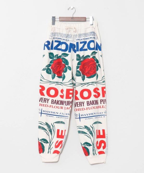 Advertisement Print Sweat Pants