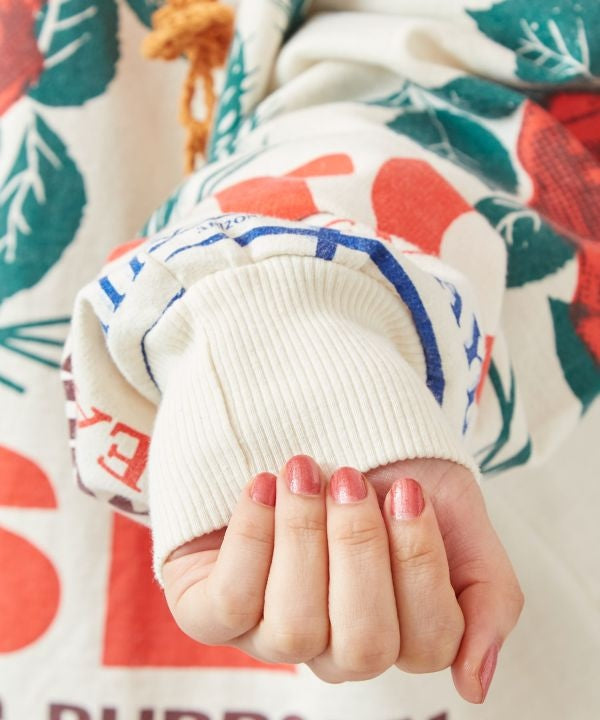 Advertisement Print Sweat Pullover