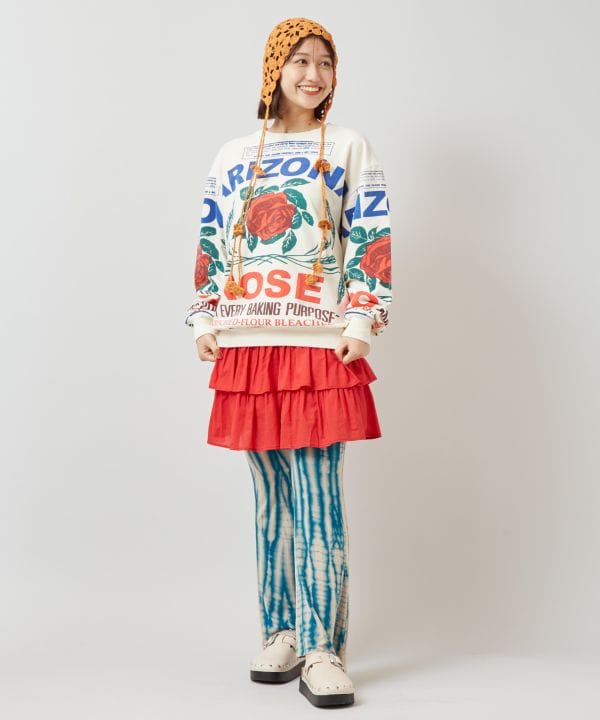 Advertisement Print Sweat Pullover