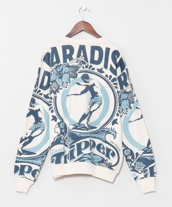 Advertisement Print Sweat Pullover