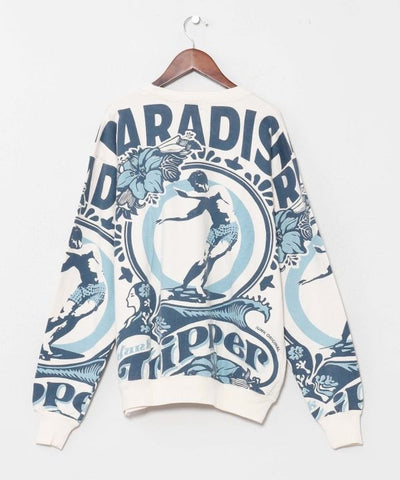 Advertisement Print Sweat Pullover