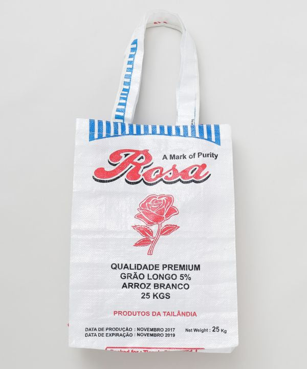 Recycled Rice Sack Tote by AMINA - Ametsuchi