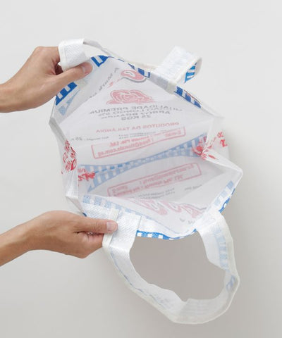 Recycled Rice Sack Tote by AMINA - Ametsuchi
