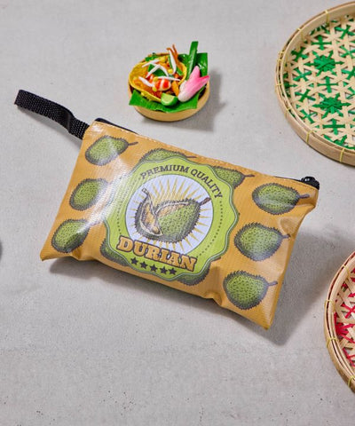 Thai Food Print Pouch by AMINA - Ametsuchi